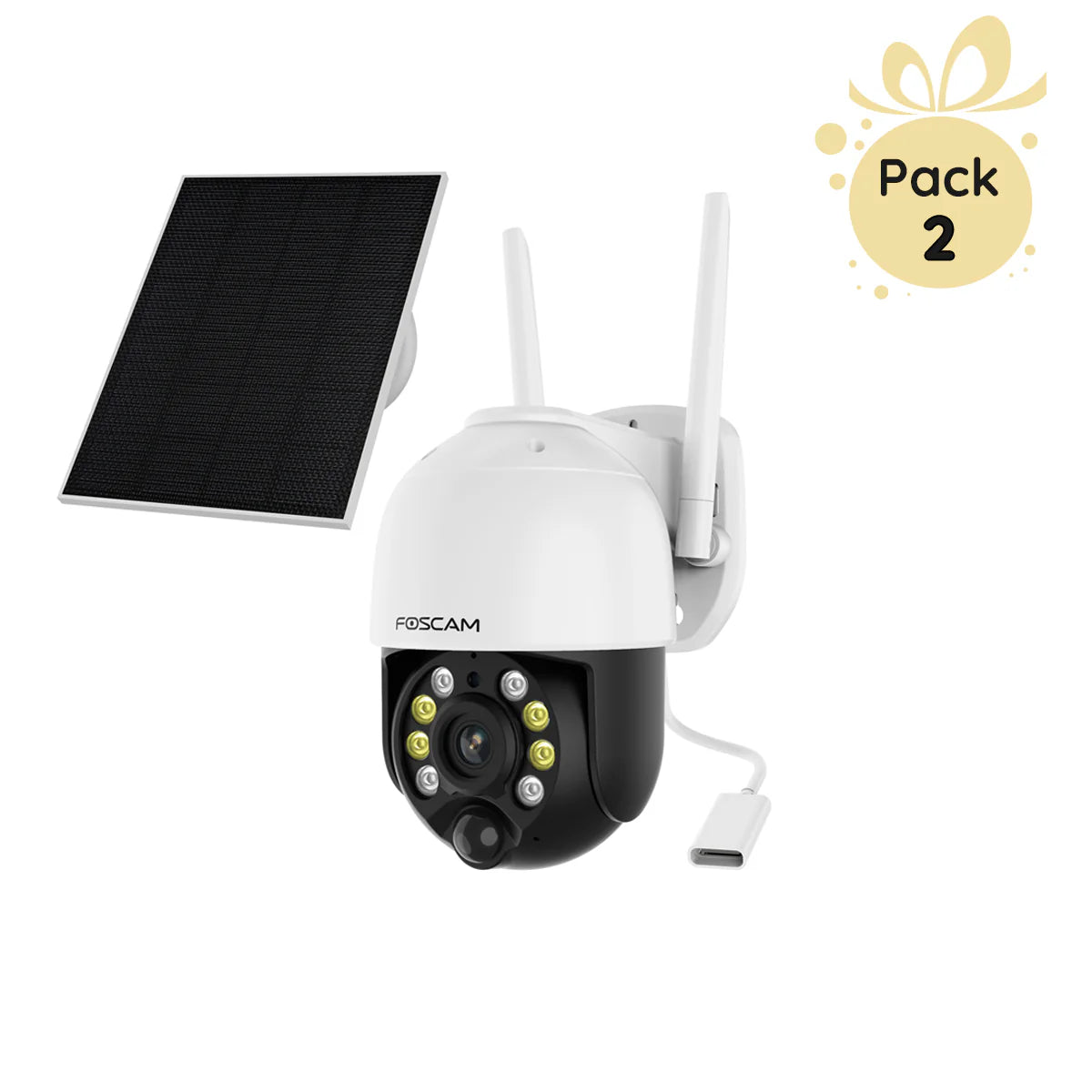 🔥BOGO🔥 B4 Solar Security Cameras Wireless Outdoor