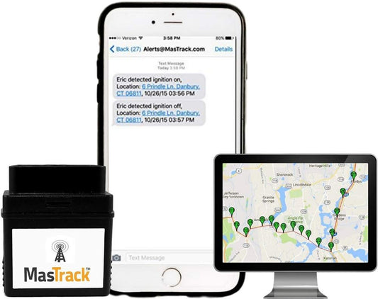 - GPS Tracker W/No Contract | Track on Computer Smartphone | Fleet Monitoring Tracking Employees, Teens, Spouse| Plug into OBD Port Instant Alerts & Engine Diagnostics