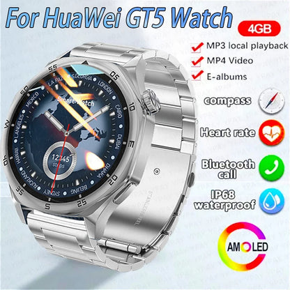 2025 New 3D Dial Smartwatch Heart Rate Health Monitor Bluetooth Call Compass IP68 Waterproof Men'S Smartwatch for Huawei Xiaomi