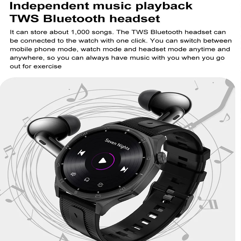 2025 New 3D Dial Smartwatch Heart Rate Health Monitor Bluetooth Call Compass IP68 Waterproof Men'S Smartwatch for Huawei Xiaomi