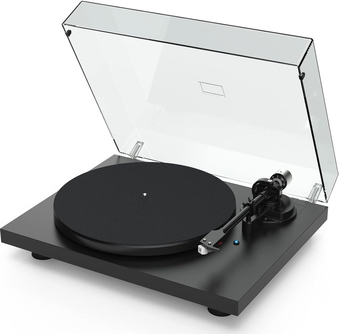 Vinyl Record Player Turntable with Bluetooth Output,Usb Recording,Counter Weight,Magnetic Cartridge,Belt Driven Turntable for Vinyl Records