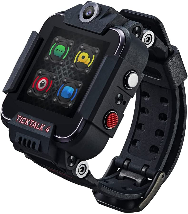 4 Unlocked 4G LTE Kids Smart Watch Phone with GPS Tracker, Combines Video, Voice and Wi-Fi Calling, Messaging, 2X Cameras & Free Streaming Music