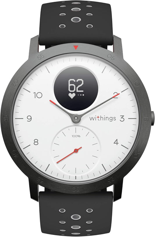 Steel HR Sport - Multisport Hybrid Smartwatch, Connected GPS, Heart Rate, Fitness Level via VO2 Max, Activity and Sleep Tracking, Notifications