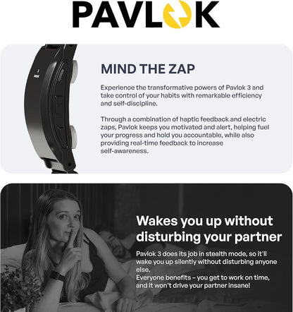 3 - Silent Alarm & Wearable Mindfulness Coach for Good Habits - Elevate Mindfulness, Create Good Habits - Track Steps, Activity, and Sleep Patterns