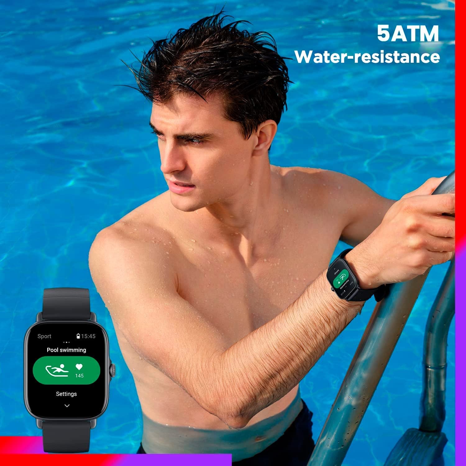 GTS 3 Smart Watch 42Mm for Android Iphone, Alexa Built-In, GPS, 12-Day Battery Life, Fitness Sports Watch with 150 Sports Modes, AMOLED Display, Sleep Heart Rate Health Tracker, Black