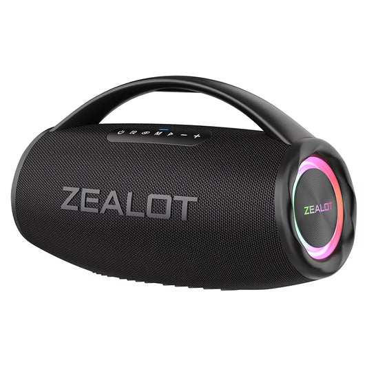 -S97 80W Bluetooth Speaker Powerful Wireless Speaker with Portable Handle, for Party, Camping,Rgb Colorful Light