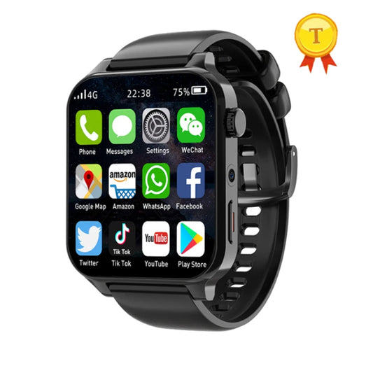 New RAM 4GB ROM 64GB 1.99 Inch 4G Call Smart Watch GPS Wifi Dual Camera SIM Heartrate Testing Waterproof Sports Men Smartwatch