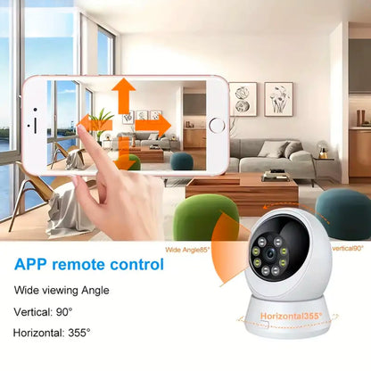 HD Home Security Cameras,Indoor Security Cameras with Night Vision, 2.4Gwi-Fi,Two-Way Talk,Motion Alert,Multiple Storage Options