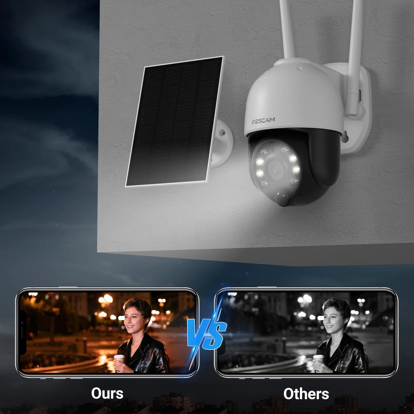 🔥BOGO🔥  B4 Solar Security Cameras Wireless Outdoor