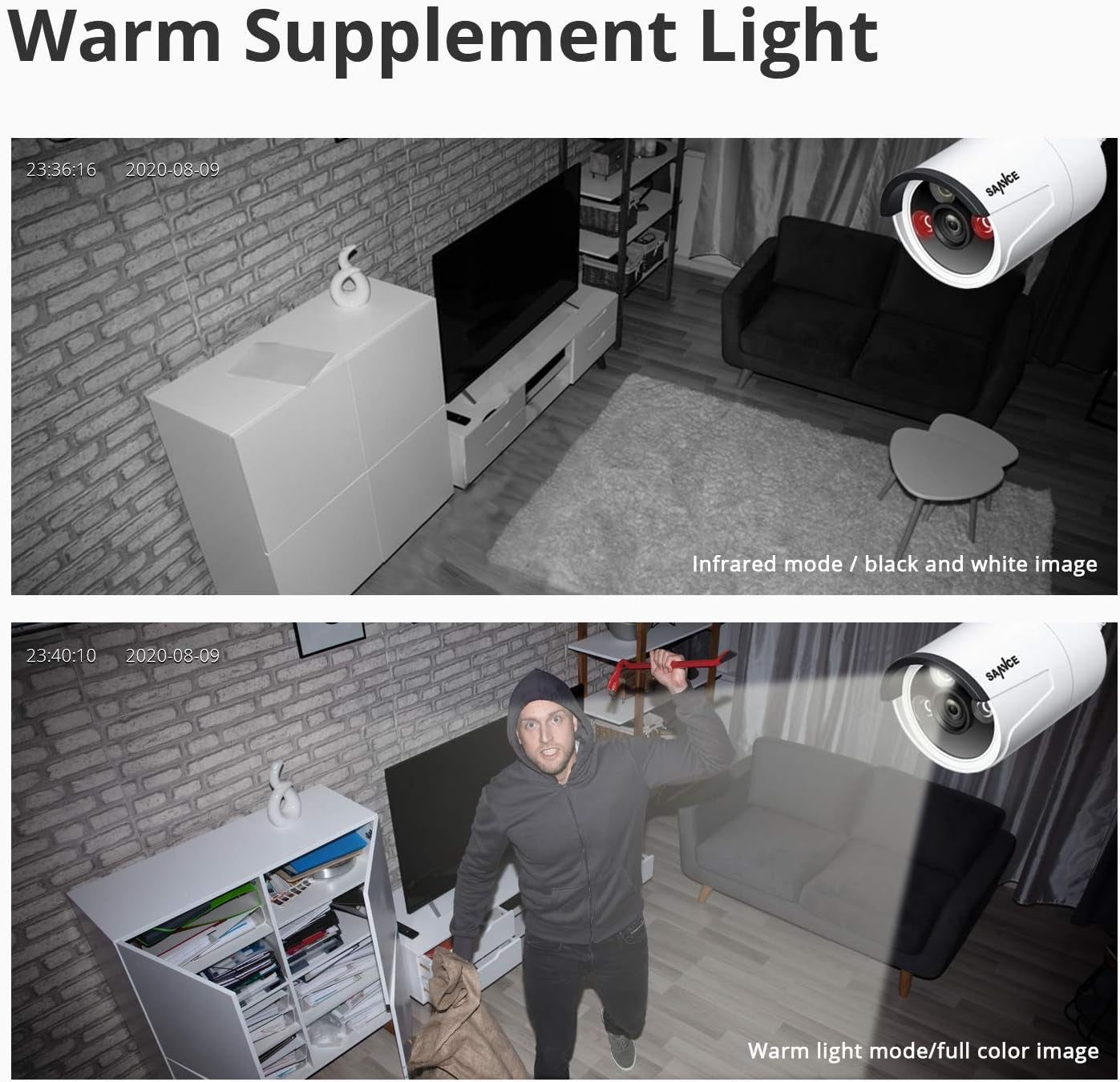 Wireless Security Camera System  1080P 8 Channel Wifi IP NVR with 4 Pcs Outdoor Wireless CCTV Surveillance Cameras for Remote Access, Home Business, AI Human Detection, No Hard Drive