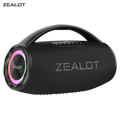-S97 80W Bluetooth Speaker Powerful Wireless Speaker with Portable Handle, for Party, Camping,Rgb Colorful Light
