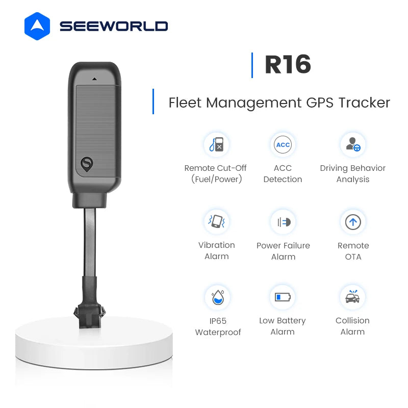 R16 Remote Engine Stop GPS Tracking Device anti Theft Alarm Motorcycle Car