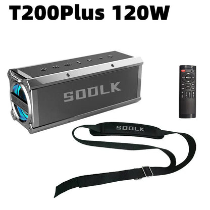 120W High Power Bluetooth Speaker Outdoor Subwoofer Portable Wireless Speaker TWS Stereo Audio with Microphone Caixa De Som