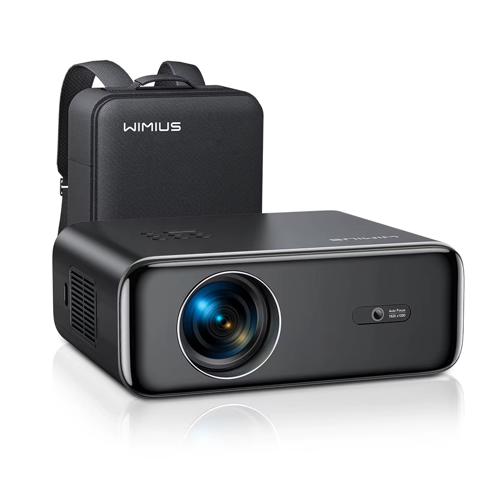 Auto Focus/4K Support Native 1080P Projector with Wifi 6 and Bluetooth 5.2 600ANSI Outdoor Home Projector 6D Keystone