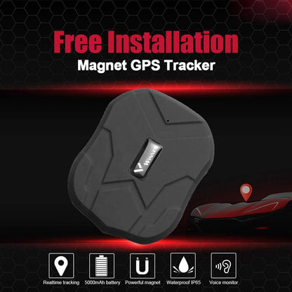 Mini GPS Tracker for Vehicles Hidden Magnetic Mini GPS Locator Real-Time Anti-Theft Micro GPS Tracking Device for Kids, Elderly, Wallet, Luggage(Mini TK905)