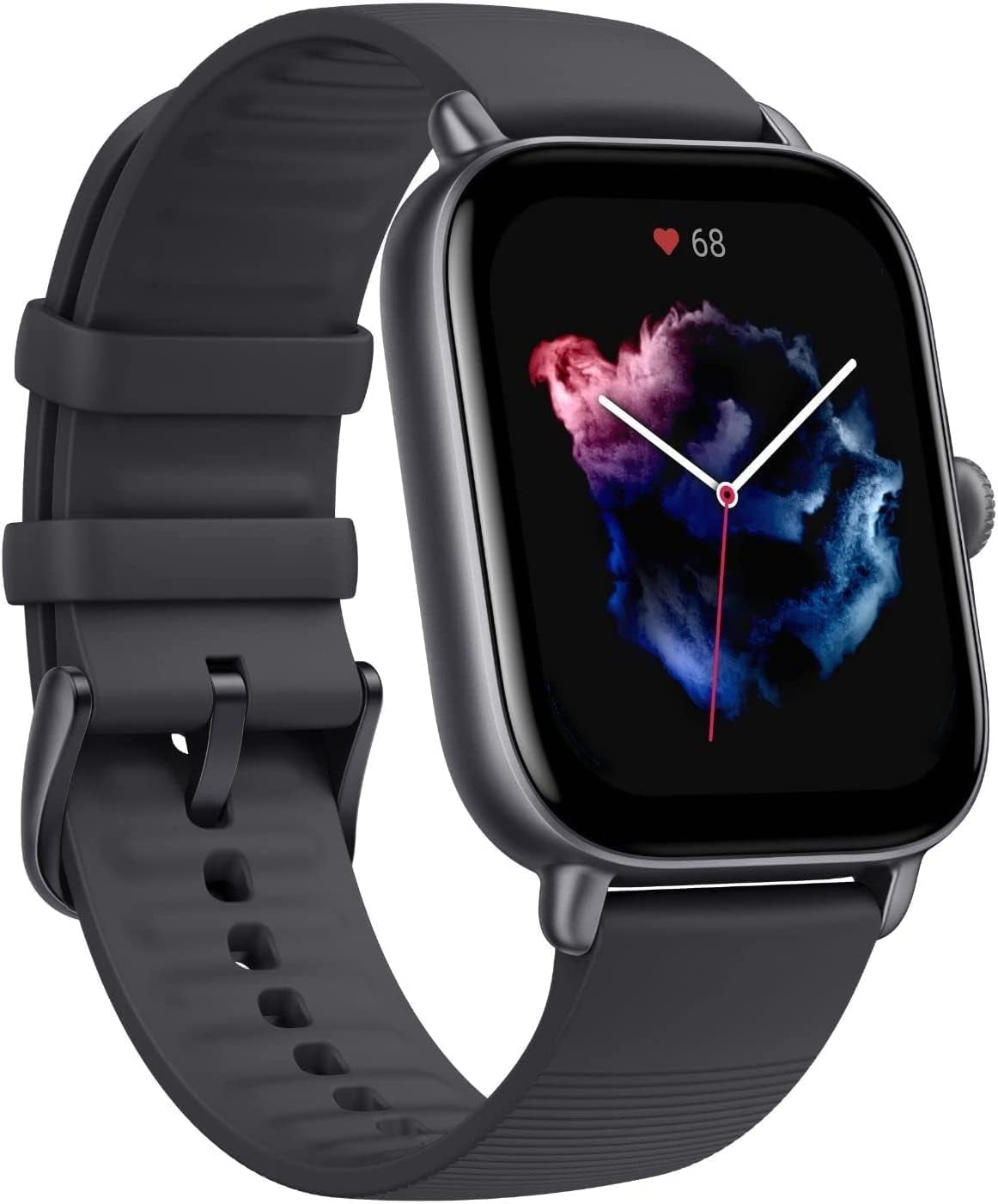 GTS 3 Smart Watch 42Mm for Android Iphone, Alexa Built-In, GPS, 12-Day Battery Life, Fitness Sports Watch with 150 Sports Modes, AMOLED Display, Sleep Heart Rate Health Tracker, Black