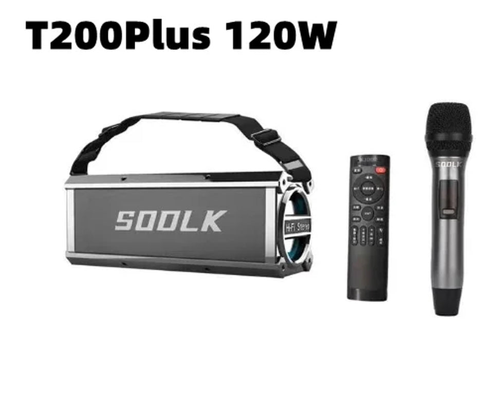 120W High Power Bluetooth Speaker Outdoor Subwoofer Portable Wireless Speaker TWS Stereo Audio with Microphone Caixa De Som