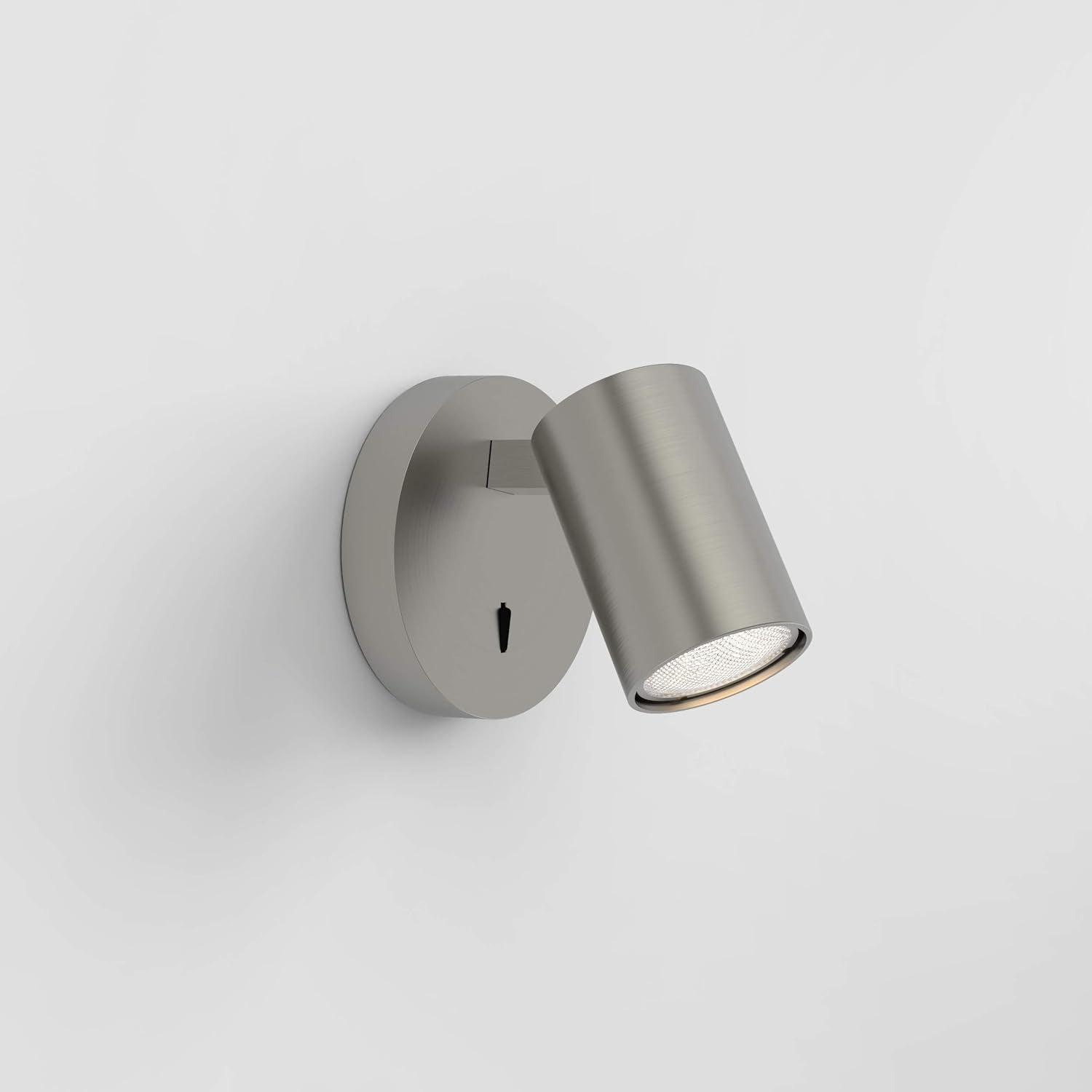 Ascoli Single Switched Indoor Reading Light (Matt Nickel) - Dry Rated - GU10 Lamp, Designed in Britain - 1286048-3 Years Guarantee