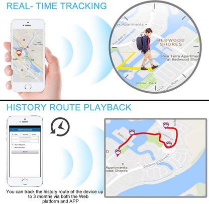 Mini GPS Tracker Magnetic Mini GPS Locator Anti-Theft Anti-Lost Real Time Micro GPS Tracking Device for Kids, Elderly, Wallet, Luggage and Important Document(Tk901)
