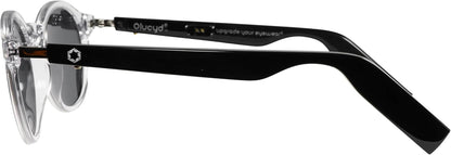 Lyte Bluetooth Audio Sunglasses for Men & Women – Smart Glasses with Headphones, Speaker and Wireless Mic - Compatible with Alexa and Siri - Moonbeam