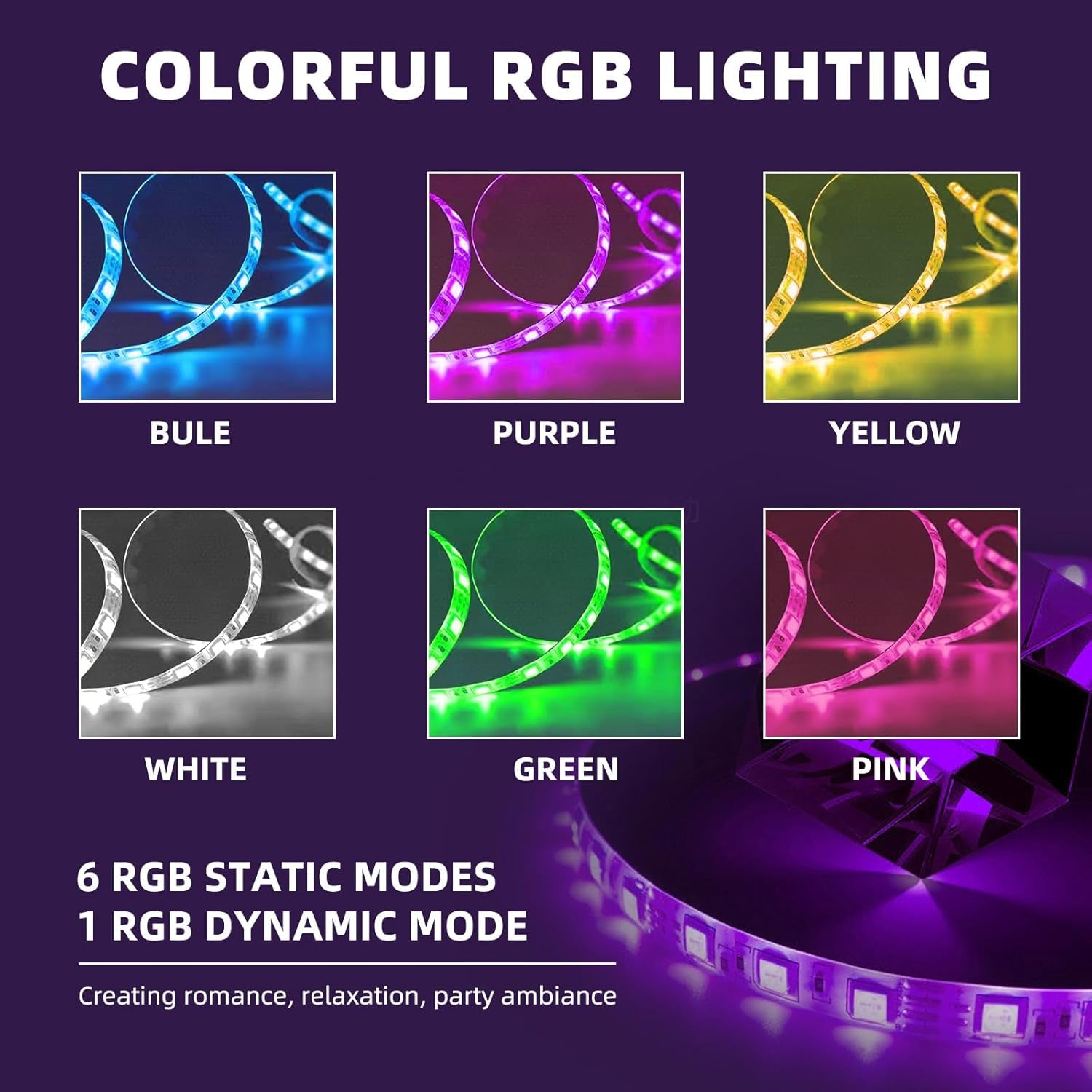 31.5X22.8 Inch RGB LED Vanity Mirror with Light and RGB Backlit Hollywood Lighted Makeup Mirror, Smart Touch Control Light Mirror with Memory Function