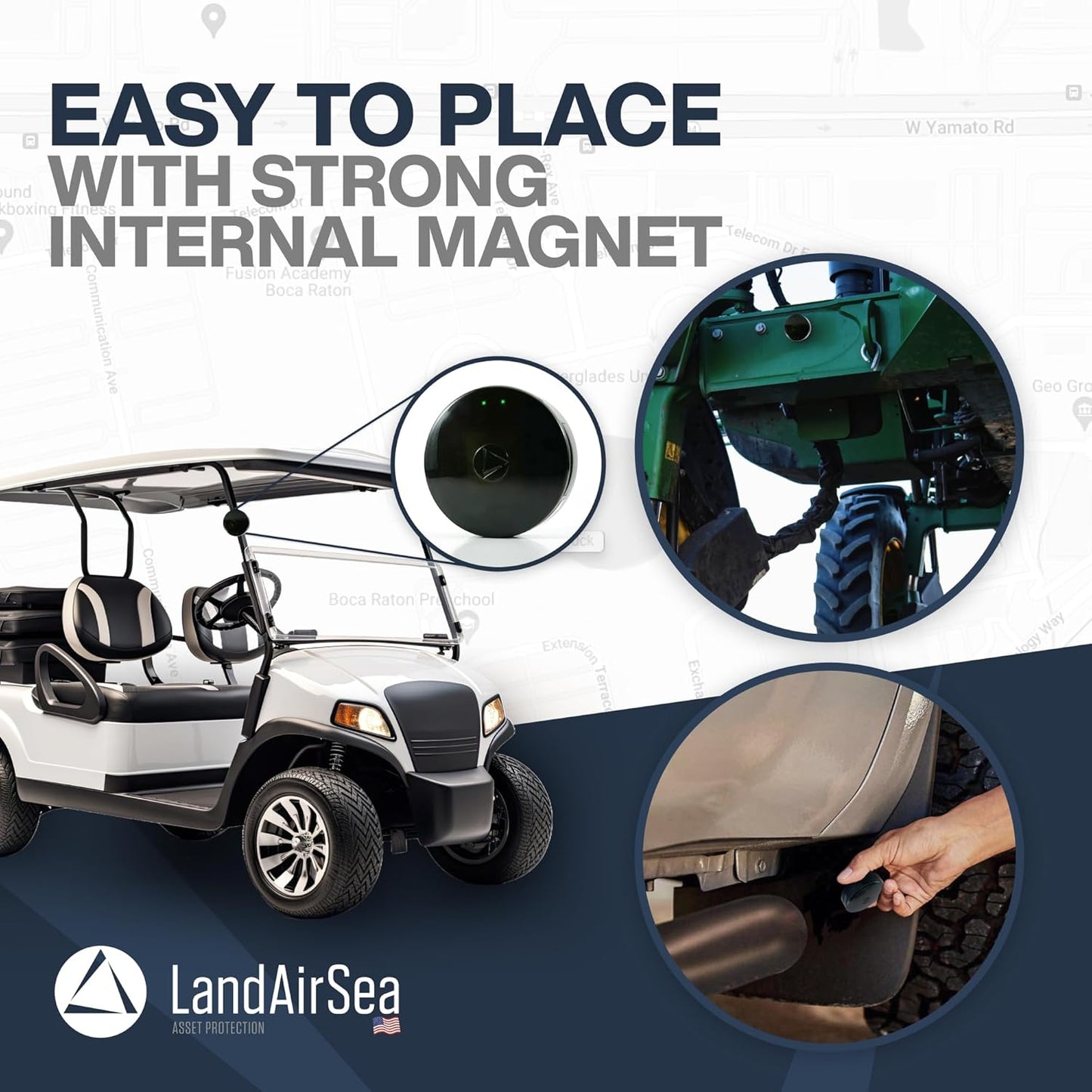 54 GPS Tracker + 6-Months No Subscription. Long Battery, Magnetic, & Waterproof. Global GPS Tracker for Vehicles. Made in the USA from Domestic & Imported Parts