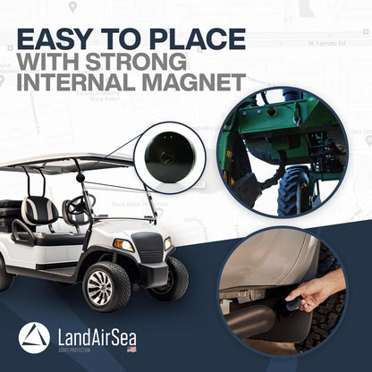 54 GPS Tracker + 6-Months No Subscription. Long Battery, Magnetic, & Waterproof. Global GPS Tracker for Vehicles. Made in the USA from Domestic & Imported Parts