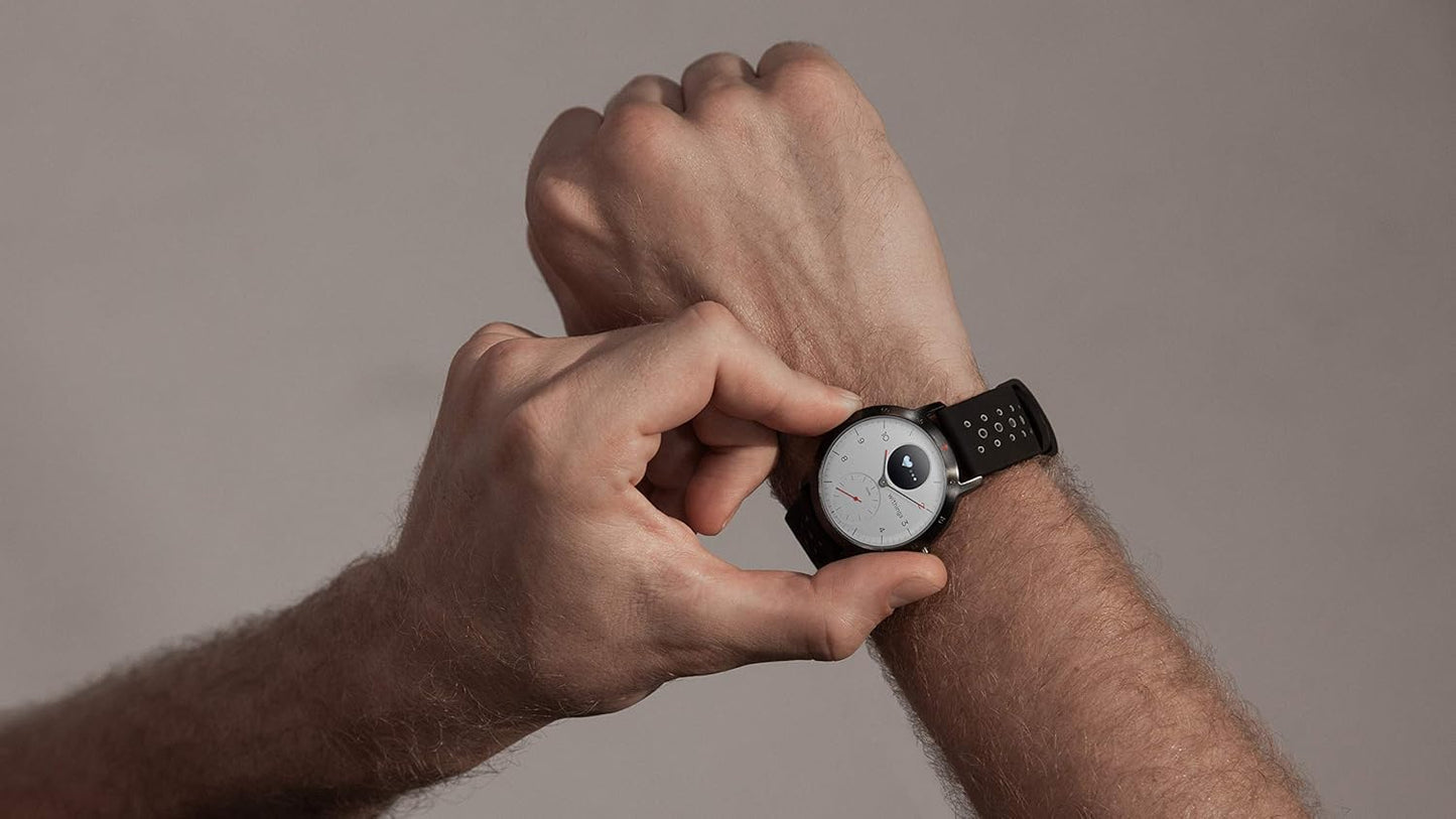Steel HR Sport - Multisport Hybrid Smartwatch, Connected GPS, Heart Rate, Fitness Level via VO2 Max, Activity and Sleep Tracking, Notifications