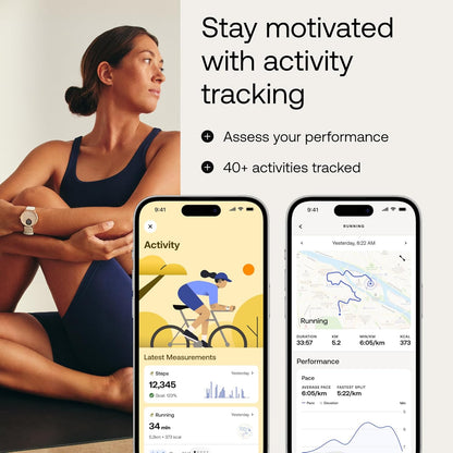 Scanwatch Light - Hybrid Smart Watch, Heart Rate Monitoring, Fitness Tracker, Cycle Tracker, Sleep Monitoring